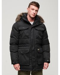 Superdry - Chinook Faux Fur Parka Coat - Lyst