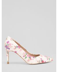 LK Bennett - Florena Floral Print Fabric Court Shoes - Lyst