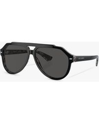 Dolce & Gabbana - Dg4452 Aviator Sunglasses - Lyst