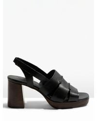 Hush - Fiona Leather Platform Sandals - Lyst
