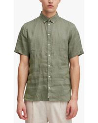 Casual Friday - Anton Short Sleeve Linen Shirt - Lyst
