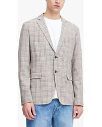 Casual Friday - Bille Checked Single Breasted Blazer - Lyst