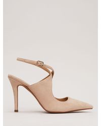 Phase Eight - Suede Cross Ankle Strap High Heel Shoes - Lyst