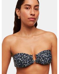 Whistles - Forget Me Not Bandeau Bikini Top - Lyst
