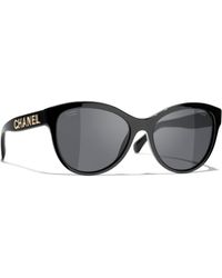 Chanel - Ch5458 Polarised Oval Sunglasses - Lyst