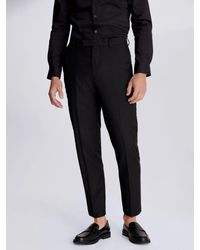 Moss - Regular Fit Stretch Suit Trousers - Lyst
