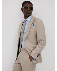 Reiss - Dillon Tailored Fit Wool Blend Suit Jacket - Lyst