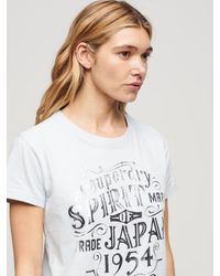 Superdry - Foil Workwear Fitted T-shirt - Lyst