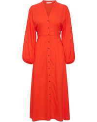 Inwear - Pattie Cropped Sleeve Midi Dress - Lyst