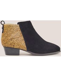 White Stuff - Willow Suede Pony Ankle Boots - Lyst