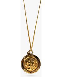 L & T Heirlooms - Second Hand 9ct Gold Plated Sterling Silver Gemini Pendant Necklace - Lyst