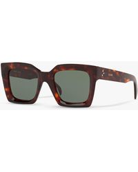 Celine - Cl000245 Chunky Square Sunglasses - Lyst