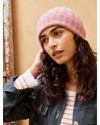 Brora - Cashmere Cable Knit Beanie Hat - Lyst