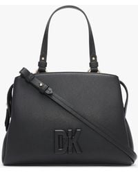 DKNY - 7th Avenue Leather Satchel Bag - Lyst
