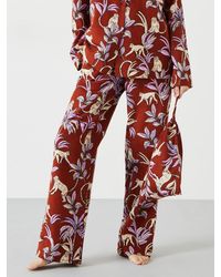 Hush - Sadie Cotton Flannel Monkey Print Pyjama Trousers - Lyst