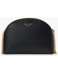 Kate Spade - Morgan Dome Leather Double Zip Cross Body Bag - Lyst