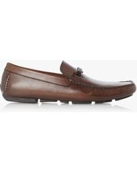Dune - Beacons Leather Loafers - Lyst