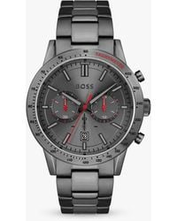 BOSS - Boss Allure Chronograph Date Bracelet Strap Watch - Lyst