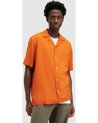 AllSaints - Venice Short Sleeve Shirt - Lyst