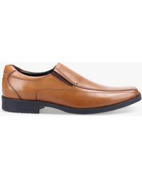 Hush Puppies - Brody Leather Slip On Loafers - Lyst