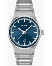 BOSS - Boss Candor Bracelet Strap Watch - Lyst