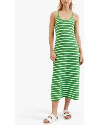 Chinti & Parker - Breton Stripe Midi Dress - Lyst