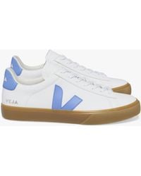 Veja - Campo Leather Suede Detail Trainers - Lyst