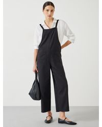 Hush - Allegra Cropped Dungarees - Lyst