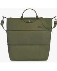 Longchamp Le Pliage Green Recycled Canvas Pouch, Forest at John Lewis &  Partners