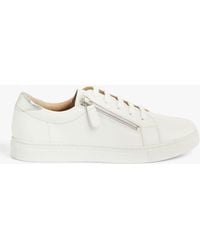 John Lewis - Edison Wide Fit Leather Trainers - Lyst