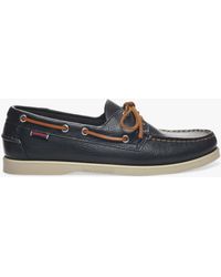 Sebago - Portland Martellato Leather Boat Shoes - Lyst
