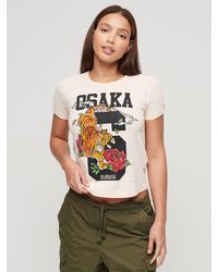 Superdry - Osaka 6 Narrative 90's Embellished T-shirt - Lyst