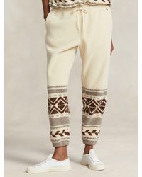 Ralph Lauren - Polo Fair Isle Fleece Joggers - Lyst