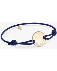Merci Maman - Personalised Pastille Braided Bracelet - Lyst