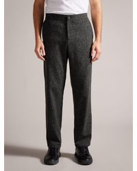 Ted Baker - Lopus Wide Fit Wool Rich Trousers - Lyst