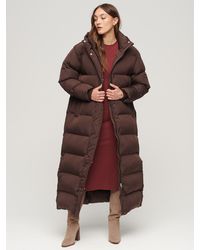 Superdry - Maxi Hooded Puffer Coat - Lyst