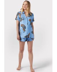 Chelsea Peers - Maternity Lotus Tiger Print Pyjama Set - Lyst