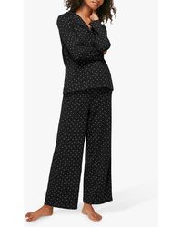 Whistles - Spot Print Long Sleeved Pyjama Set - Lyst