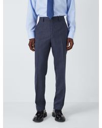 John Lewis - Culford Regular Fit Check Wool Suit Trousers - Lyst