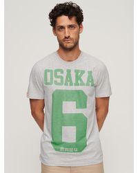 Superdry - Osaka 6 Marl Standard T-shirt - Lyst
