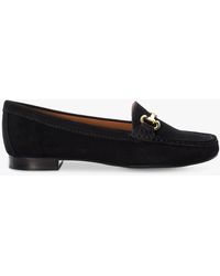 Dune - Glenniee Suede Comfort Snaffle Loafers - Lyst