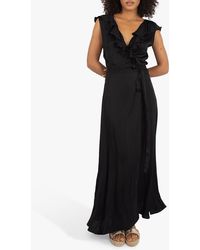 Traffic People - In Plain Sight Candour Maxi Wrap Dress - Lyst