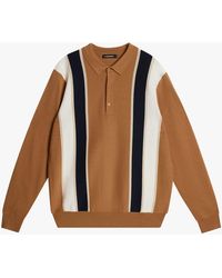 J.Lindeberg - Heden Silk Blend Knitted Polo Shirt - Lyst