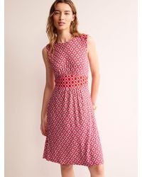 Boden - Thea Sleeveless Geometric Print Dress - Lyst
