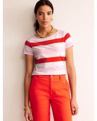 Boden - Ella Short Sleeve Stripe T-shirt - Lyst