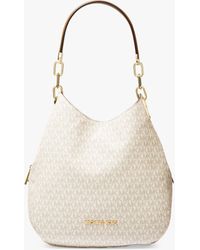 michael kors lillie signature chain shoulder tote