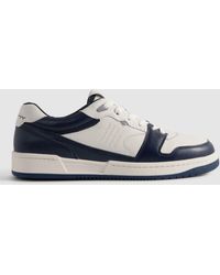 Reiss - Astor Low Top Leather Trainers - Lyst
