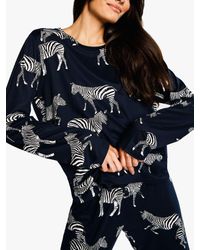 Chelsea Peers - Zebra Print Pyjama Set - Lyst