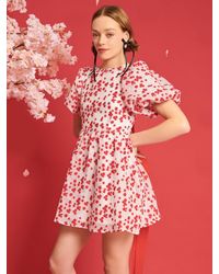 Sister Jane - Dream Sakura Jacquard Mini Dress - Lyst