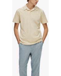 SELECTED - Regular Fit Short Sleeve Polo Shirt - Lyst